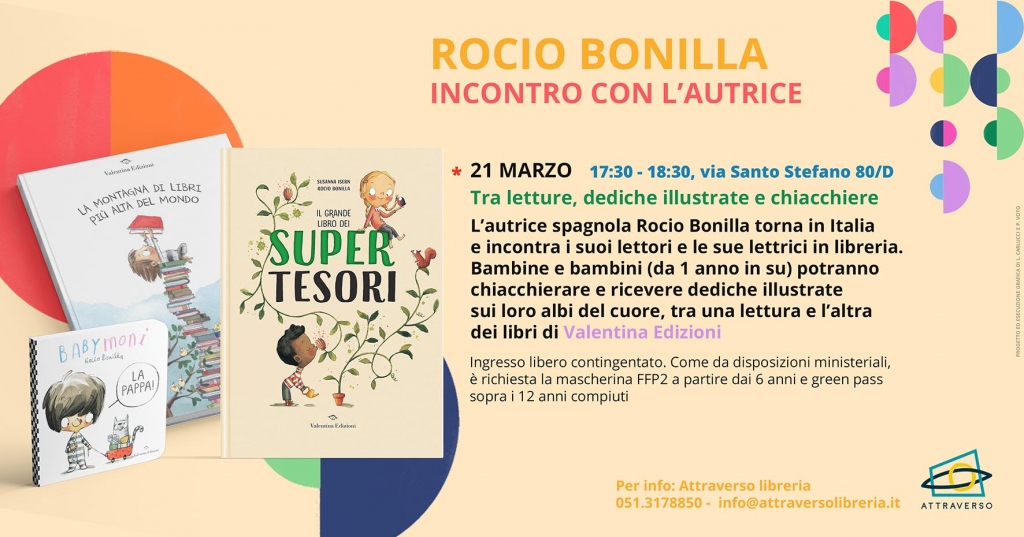 Incontro con l'autrice Rocio Bonilla a Bologna | Attraverso libreria